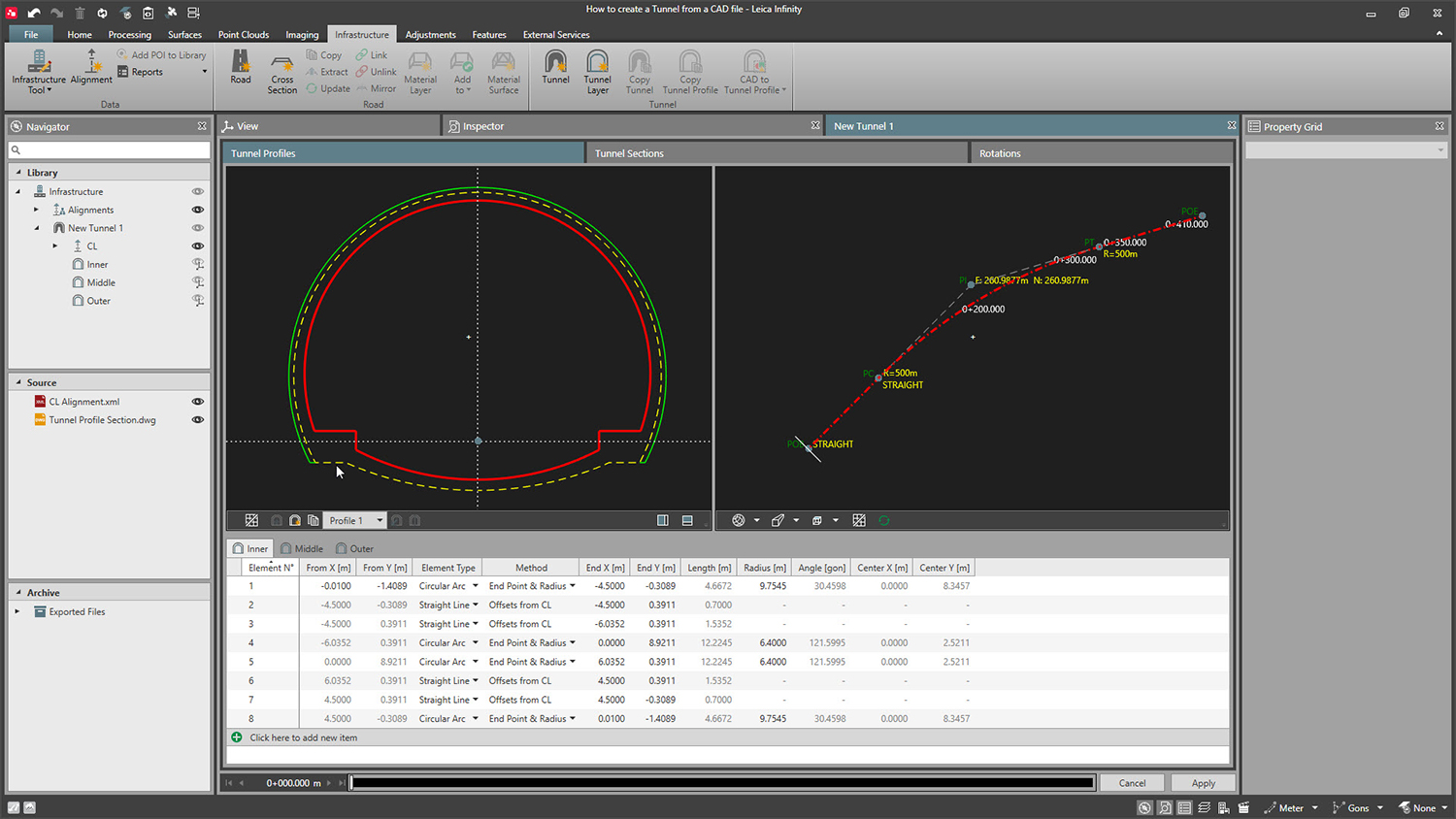 Leica Infinity Tunnelling Blog